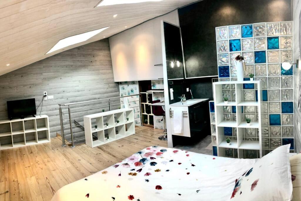 Duplex Atypique 20' De Toulouse Leilighet Leguevin Eksteriør bilde