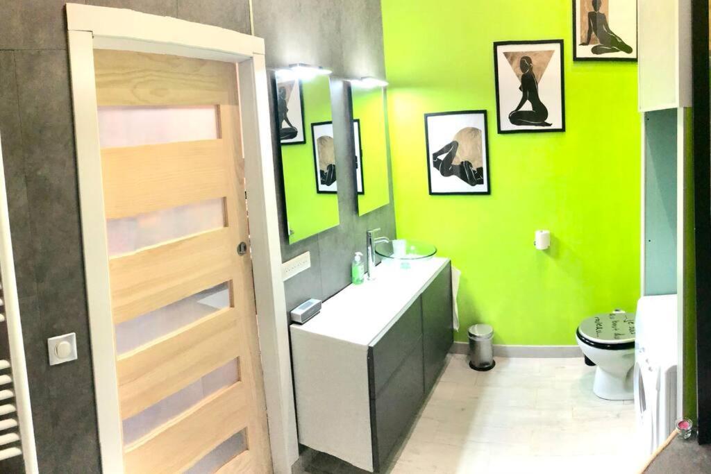 Duplex Atypique 20' De Toulouse Leilighet Leguevin Eksteriør bilde