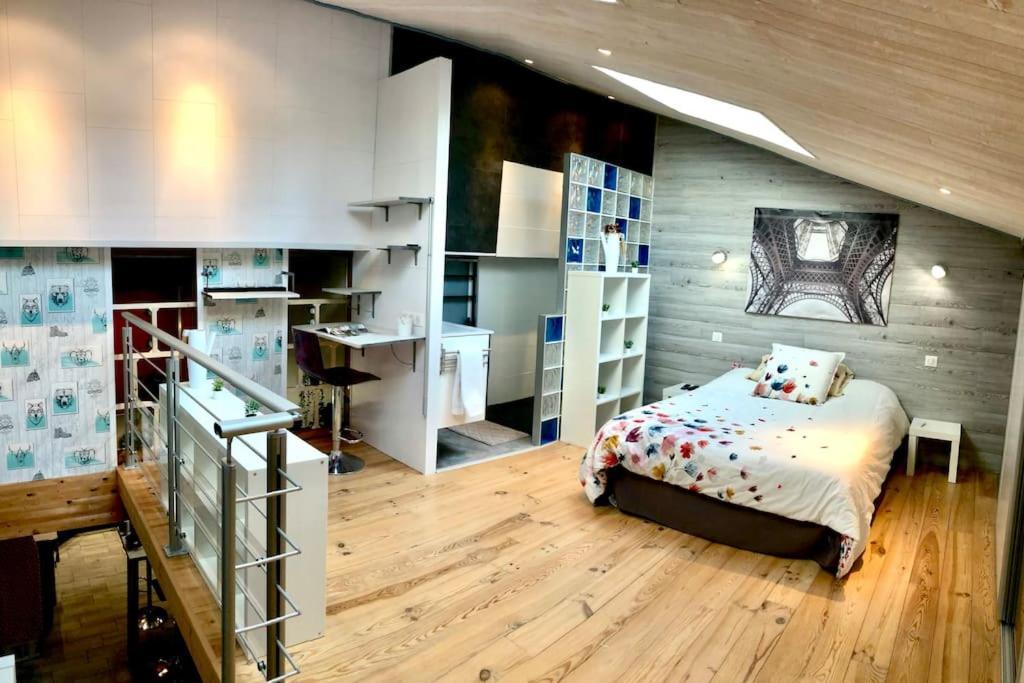 Duplex Atypique 20' De Toulouse Leilighet Leguevin Eksteriør bilde